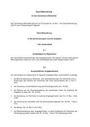 Geschäftsordnung Gemeinderat