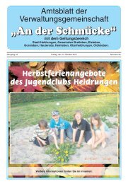 Amtsblatt Nr. 20 vom 14.10.2011 - Verwaltungsgemeinschaft 