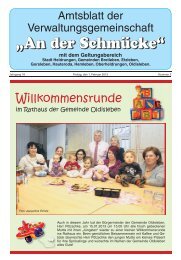 Amtsblatt - Verwaltungsgemeinschaft 