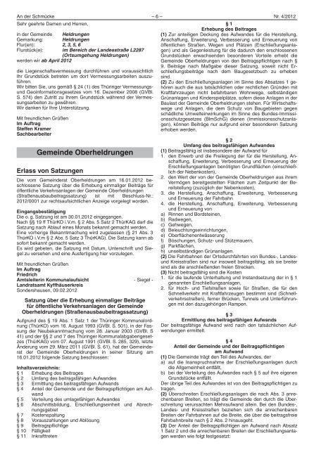 Amtsblatt Nr. 04 vom 02.03.2012 - Verwaltungsgemeinschaft "An der ...