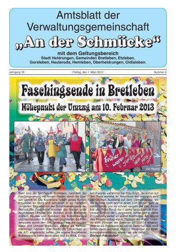 Amtsblatt Nr. 04 vom 01.03.2013 - Verwaltungsgemeinschaft "An der ...