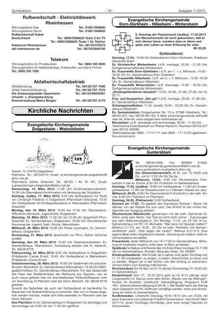 Freitag, 15.04.2012 Ausgabe 11/2013 - Verbandsgemeinde ...