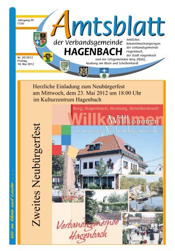 Zweites Neub$rgerfest - Stadt Hagenbach