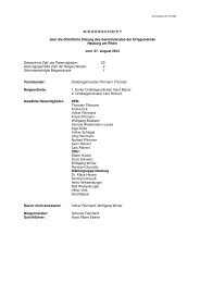 Nieder- schrift - Verbandsgemeinde Hagenbach