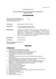 Niederschrift - Verbandsgemeinde Hagenbach