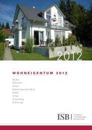 WOHNEIGENTUM 2012 - und Strukturbank Rheinland-Pfalz (ISB)