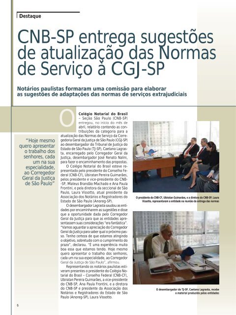 nova Diretoria do CNB-SP