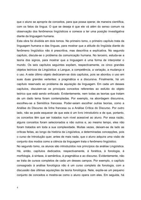 Introdução à Lingüística - Sabine Mendes Moura