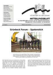Ausgabe 06 vom 23.03.2011 - Verwaltungsgemeinschaft Höchstädt ...