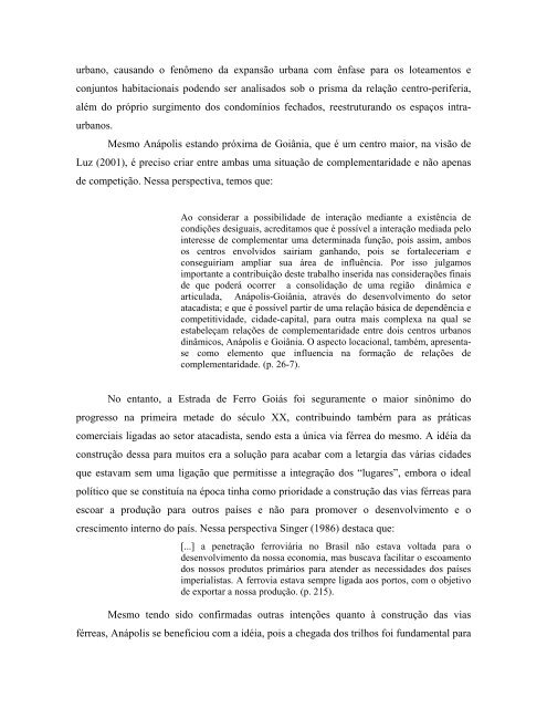 centralidade urbana e comércio informal: os novos espaços - Unesp