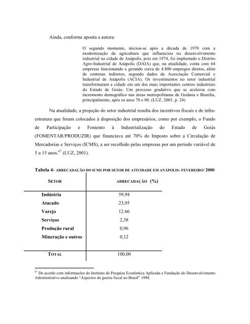 centralidade urbana e comércio informal: os novos espaços - Unesp