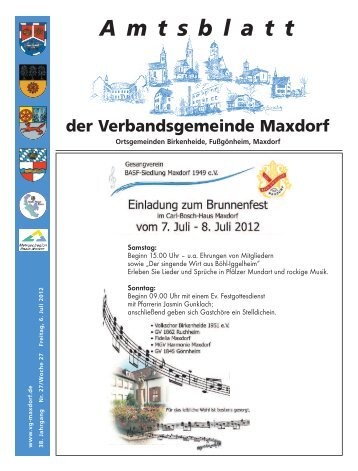 kw 2712 - Verbandsgemeinde Maxdorf