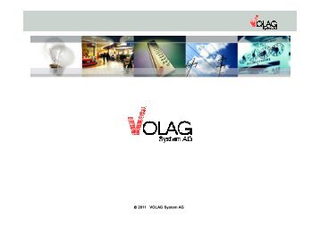 © 2011 VOLAG System AG