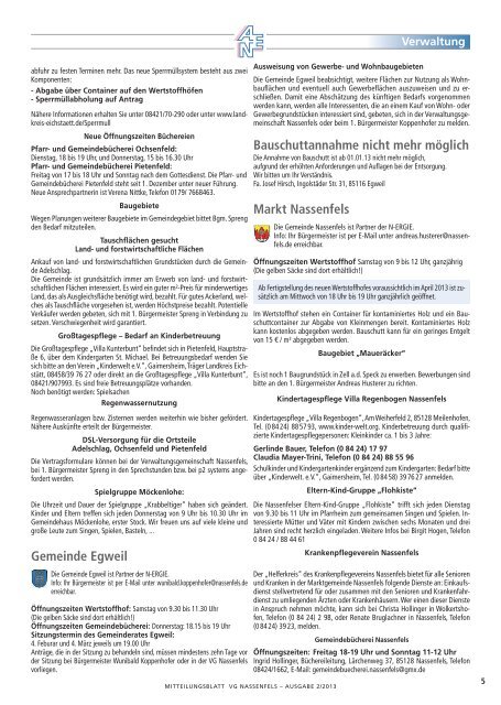 Februar 2013 - Verwaltungsgemeinschaft Nassenfels