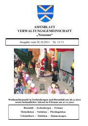 AMTSBLATT VERWALTUNGSGEMEINSCHAFT ... - VG 