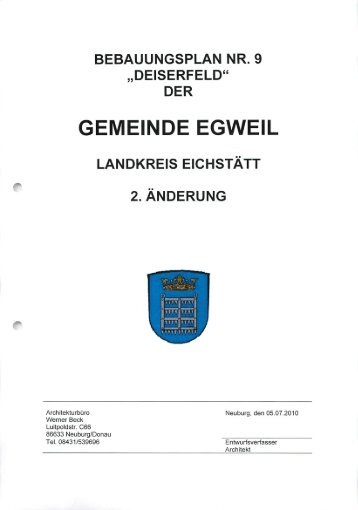 2. Änderung Bebauungsplan als PDF