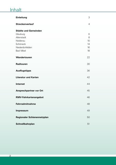 Unterwegs mit der Niddertalbahn - RMV Rhein-Main-Verkehrsverbund