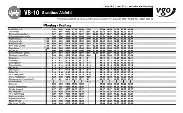 VB-10 Stadtbus Alsfeld - VGO