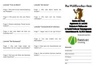 Das Waldforscher-Quiz