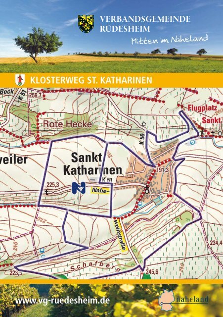 Wanderwege in St Katarinen - Verbandsgemeinde Rüdesheim