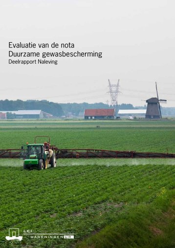 Evaluatie van de nota Duurzame gewasbescherming