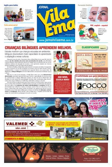 CLASSIFICADOS Página 15 - Jornal Vila Ema