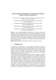 Estudo do Módulo de Elasticidade de Argamassas de ... - APFAC