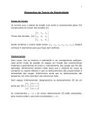 Elementos de Teoria da Elasticidade - Dem Isep