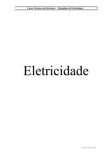 Eletricidade - Universidade de Passo Fundo