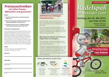 Radelspaß - Verbandsgemeinde Waldfischbach-Burgalben