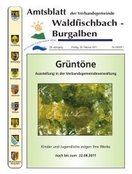 Grüntöne - Verbandsgemeinde Waldfischbach-Burgalben