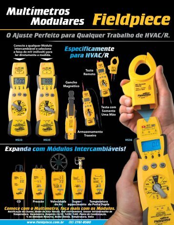 Multímetros Modulares Fieldpiece - O que é a Fieldpiece??