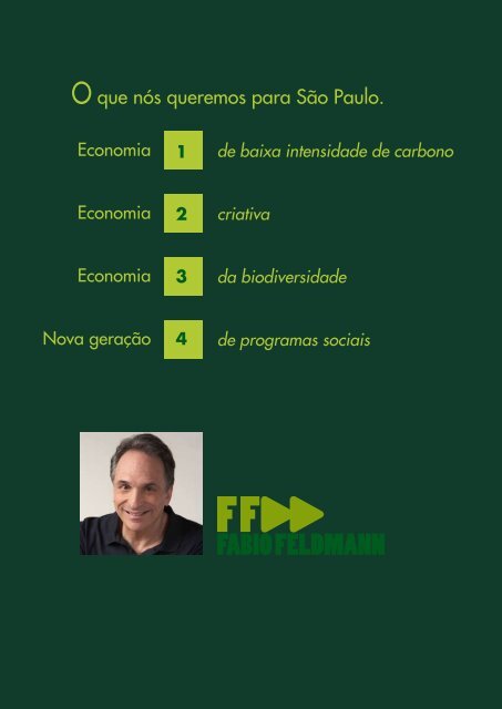 plano de governo - Fabio Feldmann