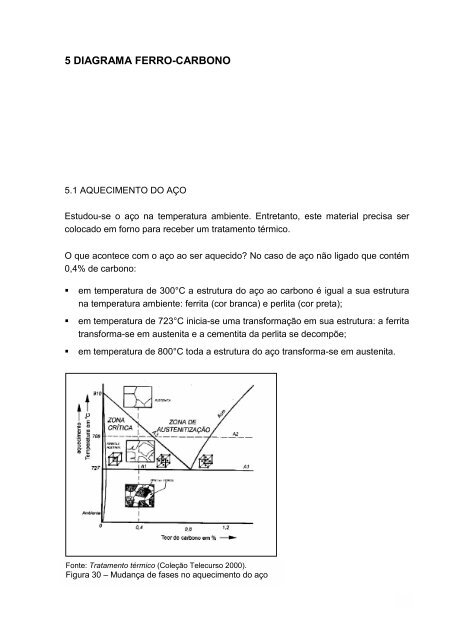 TRATAMENTO TÉRMICO DOS AÇOS