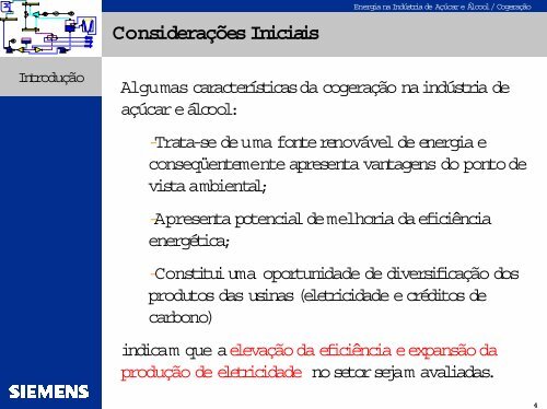 Estudos de Casos de Sistemas de Cogeração - Nest