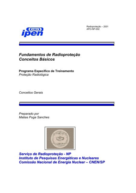 Fundamentos de Radioproteção Conceitos Básicos