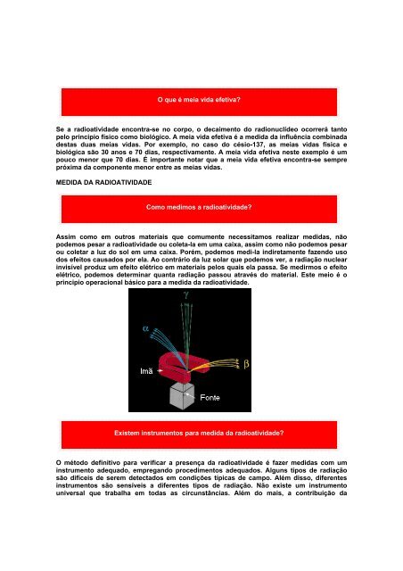 Fundamentos de Radioproteção Conceitos Básicos