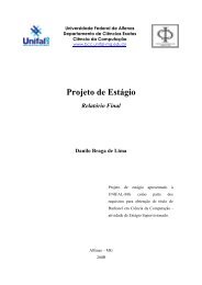 Relatório Estágio Danilo Braga - BCC Unifal-MG - Universidade ...