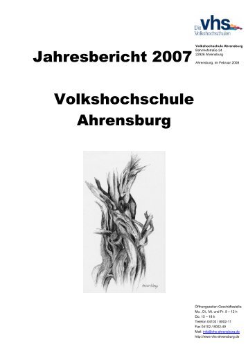 ahresbericht 2007 als PDF - VHS Ahrensburg