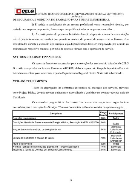 Departamento Regional Nordeste - Celg D