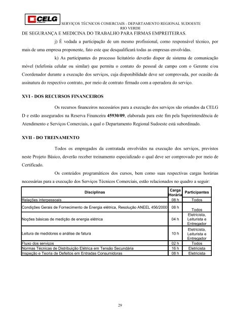 Departamento Regional Nordeste - Celg D