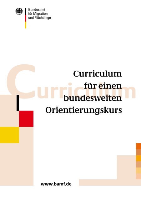 Curriculum für einen bundesweiten Orientierungskurs (PDF) - vhs-nrw