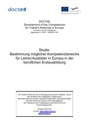 Studie: Bestimmung möglicher Kompetenzbereiche für ... - vhs Passau