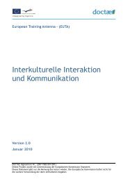 Interkulturelle Interaktion und Kommunikation - vhs Passau