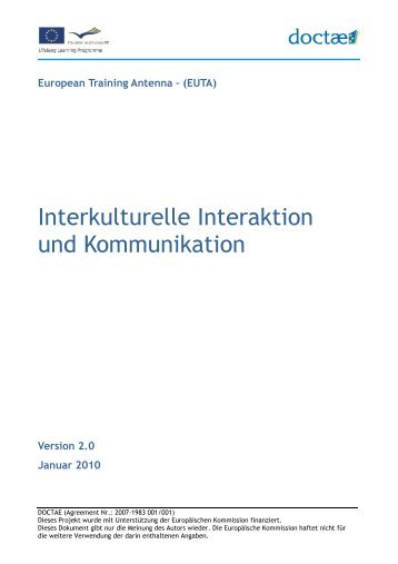 Interkulturelle Interaktion und Kommunikation - vhs Passau