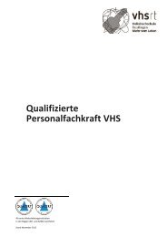 Qualifizierte Personalfachkraft VHS - Volkshochschule Reutlingen ...