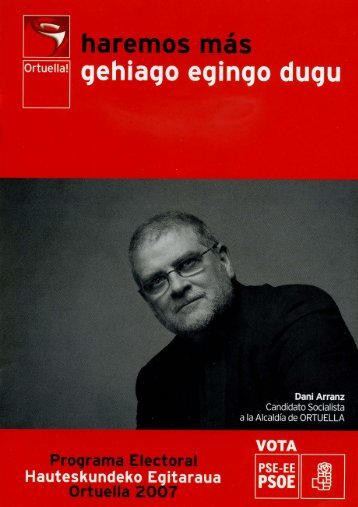 programa electoral 2007 - Socialistas Ortuella