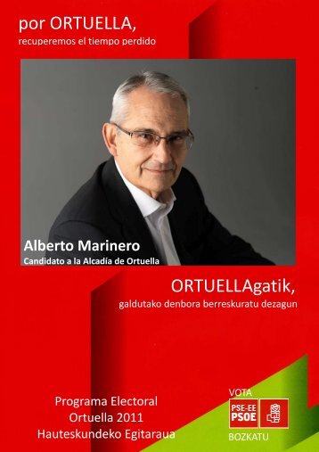 Programa Electoral 2011 - Socialistas Ortuella