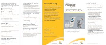 planes de servicios de Cochlear Care