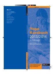 Yoga- Kursbuch 2013/2014 - vh ulm